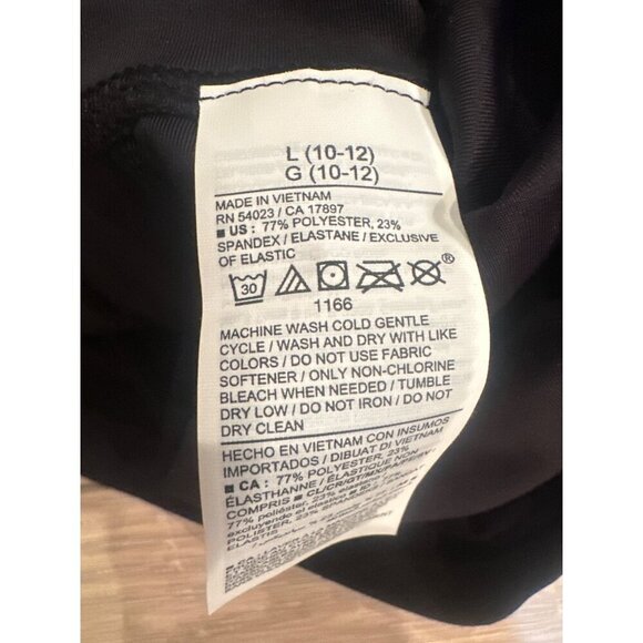 Old Navy Active Powersoft Black Romper With Pockets Girls L (10-12) Go-Dry Stre - Picture 6 of 6